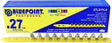 Blue Point Fasteners 27LS11L4P Powder Load, 0.27 Caliber, Yellow Code, Pack of 10