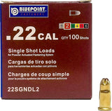 Blue Point Fasteners 22SGNDL2P Powder Load, 0.22 Caliber, Power Level: 2, Brown Code, 5.6 mm Dia, 16 mm L, Pack of 10