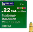 Blue Point Fasteners 22SGNDL3P Powder Load, 0.22 Caliber, Power Level: 3, Green Code, 5.6 mm Dia, 16 mm L, Pack of 10