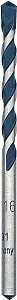 Bosch BlueGranite Turbo HCBG03T Hammer Drill Bit, 3/16 in Dia, 4 in OAL, Milled Flute, 2-Flute, 3/16 in Dia Shank