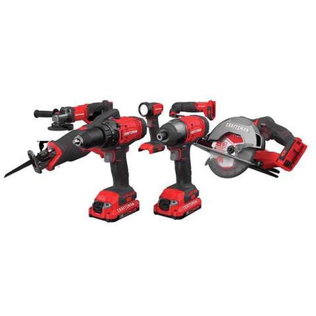 Craftsman V20 Cordless Brushed 7 Tool Combo Kit