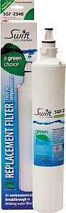 Swift Green Filters SGF-ZS48 Refrigerator Water Filter, 2-1/2 in Dia, 13-1/4 in, 0.5 gpm, 0.5 um Filter