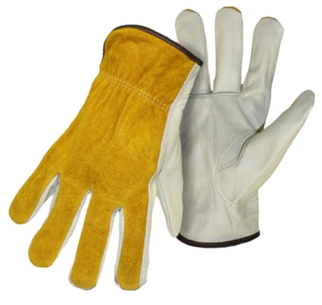 BOSS GUARD 4062L Gloves, L, Keystone Thumb, Open, Shirred Elastic Back Cuff