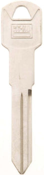 Hy-Ko 11010B86 Key Blank, Brass, Nickel, B86 Key Number, Pack of 10