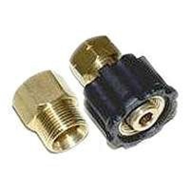 Mi-T-M AW-0017-0035 Screw Connect, 3/8 in Connection, FNPT x M22, Brass