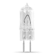 Feit Electric BPQ100T4/JCD/RP Halogen Bulb, 100 W, GY6.35 Lamp Base, T4 Lamp, 1600 Lumens, 3000 K Color Temp, Pack of 12
