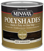 Minwax PolyShades 213954444 Water-Based Polyurethane Stain, Satin, Liquid, Classic Black, 0.5 pt Can