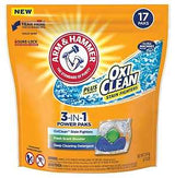 Arm & Hammer 94206 Laundry Detergent, 17 CT, Pack, Fresh, Pack of 4