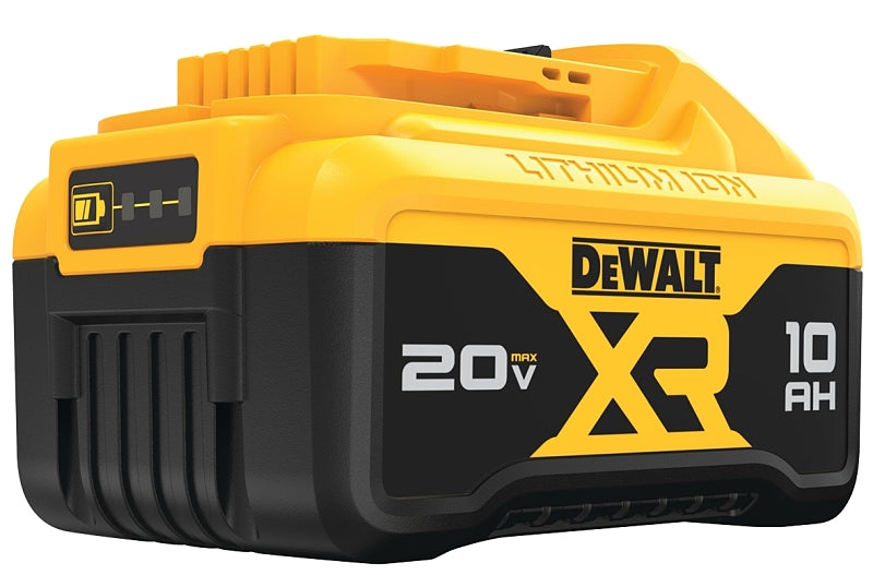 DEWALT 20V MAX DCB210 Rechargeable Battery, 20 V Battery, 10 Ah, 1 hr Charging
