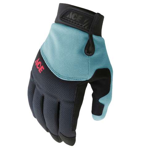 Ace M I-Mesh Ladies General Purpose Black/Mint Gardening Gloves