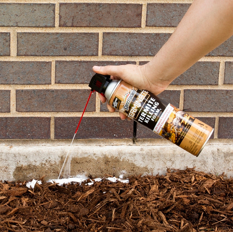 Spectracide 53370 Termite Killing Foam, Liquid, Spray Application, 16 oz Can