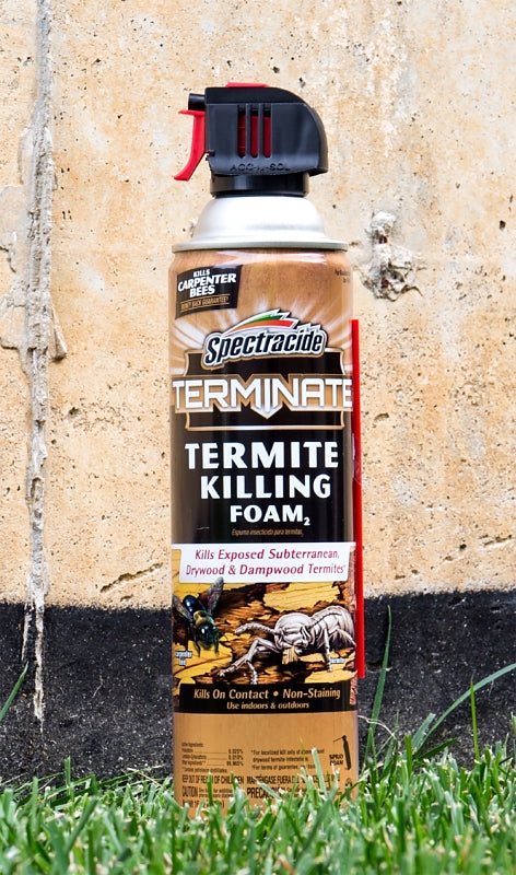 Spectracide 53370 Termite Killing Foam, Liquid, Spray Application, 16 oz Can
