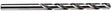 Irwin 81132 Jobber Drill Bit, 0.116 in Dia, 2-3/4 in OAL, Spiral Flute, 4-Flute, 0.116 in Dia Shank, Straight Shank