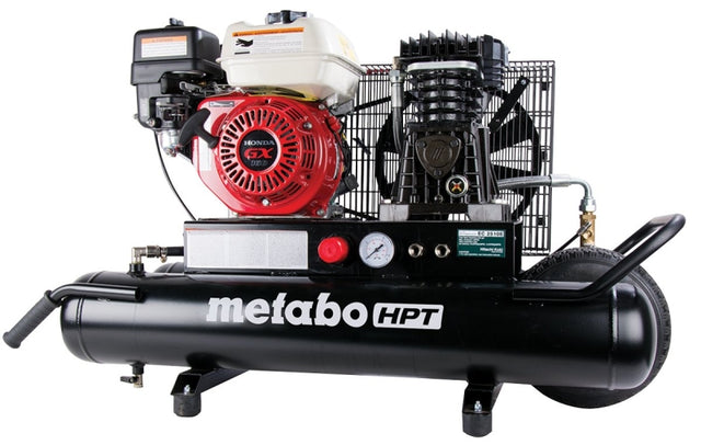 Metabo HPT EC2510EM Air Compressor, Gas, 8 gal Tank, 5.5 hp, 116 to 145 psi Pressure, 1-Stage, 9.3 cfm Air
