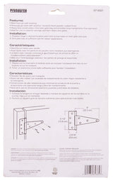 ProSource HTH-B08-C2PS T-Hinge, Steel, Black, Fixed Pin, 180 deg Range of Motion, 120 (Pair) lb