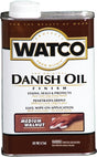 WATCO 65951 Danish Oil, Medium Walnut, Liquid, 1 pt, Can