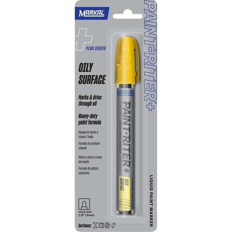 Markal Paint-Riter Yellow Standard Liquid Paint Marker 1 pk, Pack of 6