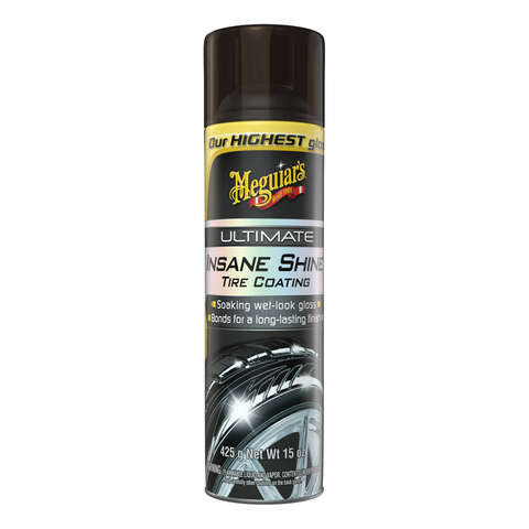 Meguiar's Ultimate Insane Shine Gloss Tire Coating 15 oz, Pack of 6