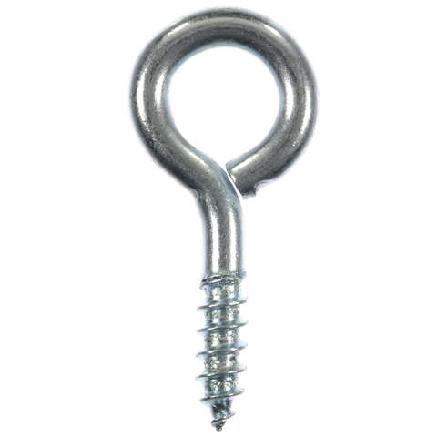 Ace 3/16 in. D X 1-1/2 in. L Zinc-Plated Steel Screw Eye 75 lb. cap. 5 pk, Pack of 5