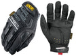 Mechanix Wear M-Pact Series MPT-58-009 Work Gloves, Men's, M, 9 in L, Reinforced Thumb, Hook-and-Loop Cuff, Black/Gray