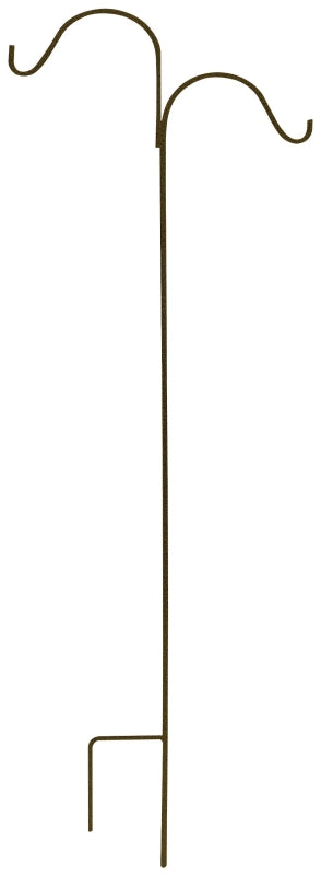 Landscapers Select GB-3091-3L Shepherd Hook, 24 in L, 84 in H, Steel, Black, Matte, Floor