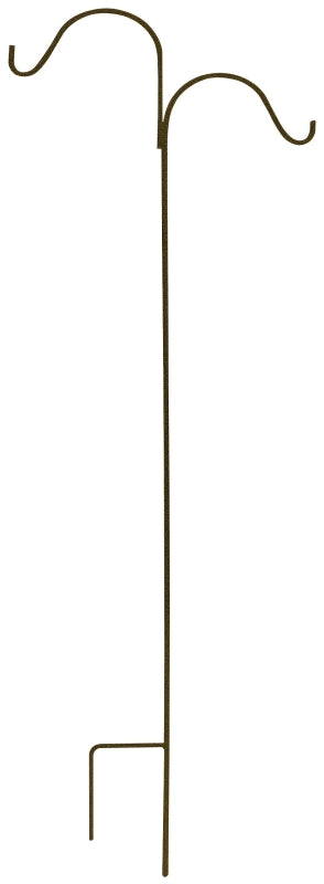 Landscapers Select GB-3092-3L Shepherd Hook, 24 in L, 64 in H, Steel, Black, Matte, Floor
