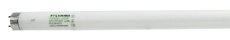 Sylvania 22239 Fluorescent Bulb, 32 W, T8 Lamp, Bi-Pin Medium Lamp Base, 2750 Lumens, 4100 K Color Temp, Cool White, Pack of 15