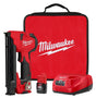 Milwaukee M12 2448-21 Cable Stapler Kit, Battery Included, 12 V, 2 Ah, 2.65 in W Crown, 6-1/2 in L Leg, 45 Magazine
