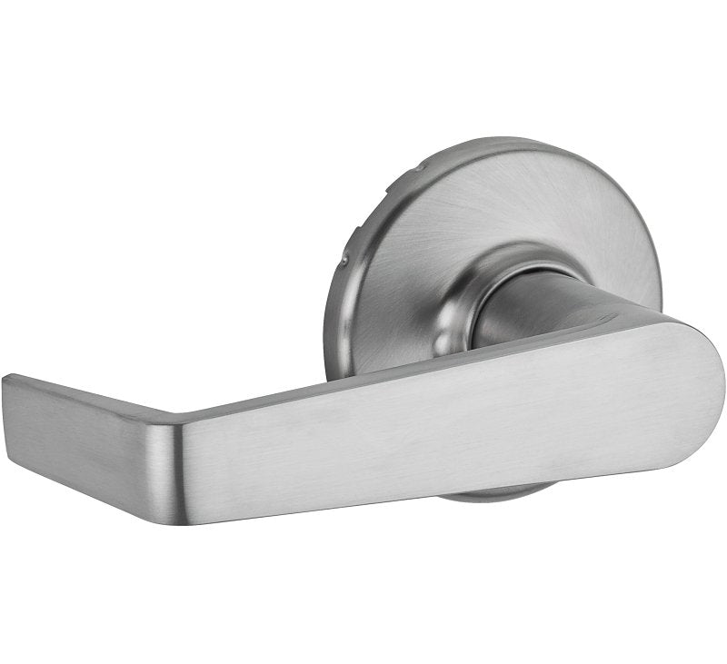Kwikset Signature Series 788KNL 26D Half Inactive Dummy Lever, Pushbutton Lock, Satin Chrome, Zinc, Residential, 2 Grade