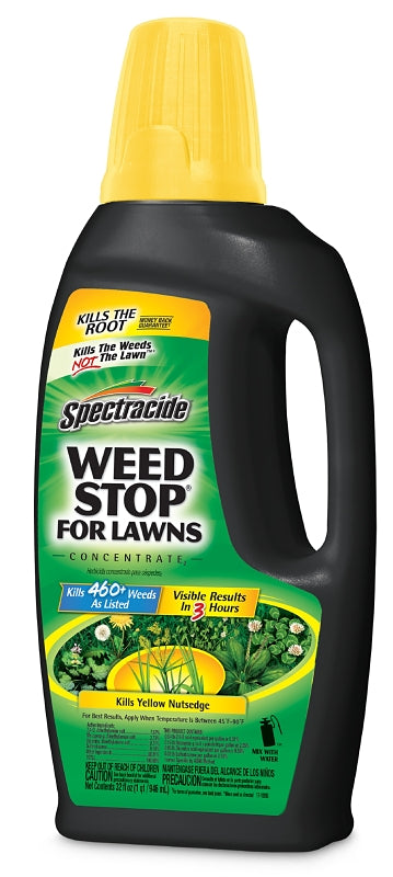 Spectracide WEED STOP HG-96540 Lawns Concentrate, Liquid, Spray Application, 32 fl-oz Bottle