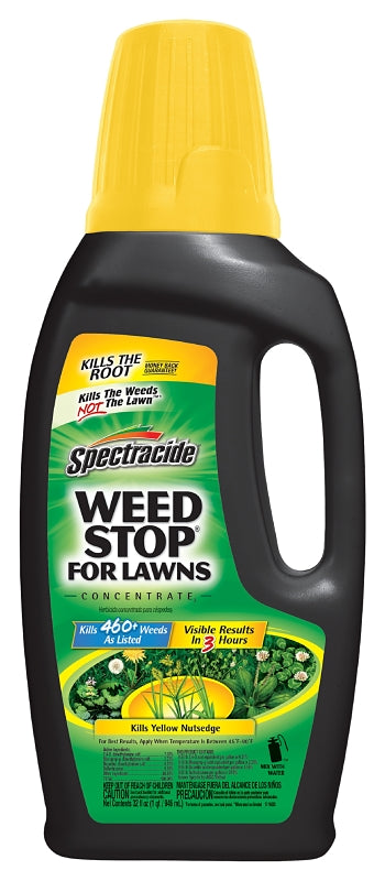 Spectracide WEED STOP HG-96540 Lawns Concentrate, Liquid, Spray Application, 32 fl-oz Bottle