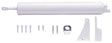 ProSource 16027-UW-PS Door Closer, 1-1/2 in Dia Rod, 17-1/2 in L, Aluminum Tube, 90 deg Opening, 99 lb