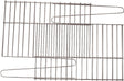 GrillPro 91250 Rock Grate, 25 in L, 1 to 14 in W, Steel, Porcelain Enamel-Coated