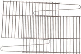 GrillPro 91250 Rock Grate, 25 in L, 1 to 14 in W, Steel, Porcelain Enamel-Coated