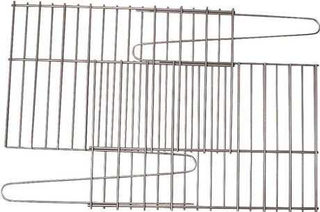 GrillPro 91250 Rock Grate, 25 in L, 1 to 14 in W, Steel, Porcelain Enamel-Coated