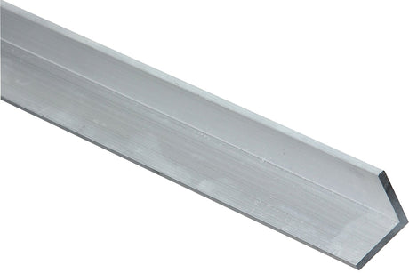 National Hardware 4204BC Series N247-411 Angle Stock, 1 in L Leg, 48 in L, 1/8 in Thick, Aluminum, Mill