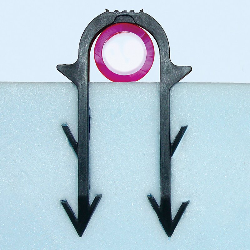 Malco FBSN2 Foam Board Staple, 3/4 in W Crown, 2-1/2 in L Leg, Nylon