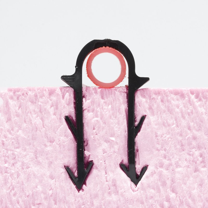 Malco FBSN2 Foam Board Staple, 3/4 in W Crown, 2-1/2 in L Leg, Nylon