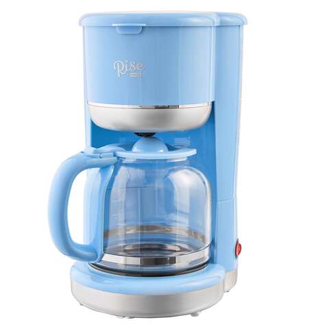 Rise by Dash 10 cups Blue Coffee Maker