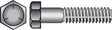 HILLMAN 5/16 in. D X 1/2 in. L Heat Treated Zinc Steel Hex Head Cap Screw 100 pk