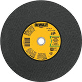 DEWALT DWA8034 Cutting Wheel, 14 in Dia, 1/8 in Thick, 1 in Arbor, Coarse, Silicone Carbide Abrasive