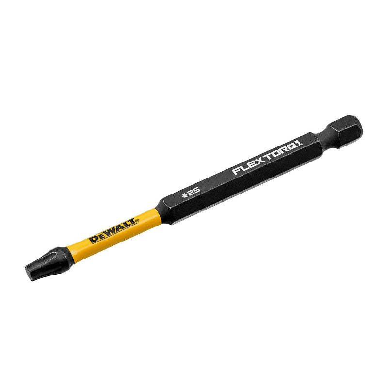 DEWALT DWAF3TX25IR Driver Bit, TX25 Drive, Torx Drive, 1/4 in Shank, Hex Shank, 3-1/2 in L, HSS