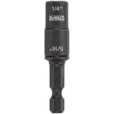 DEWALT DWADEND14516 Double-Ended Nut Driver, 1/4, 5/16 in Drive, Hollow Hex Drive