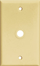 Eaton Wiring Devices PJ11 PJ11V Wallplate, 4-1/2 in L, 2-3/4 in W, 1 -Gang, Polycarbonate, Ivory, High-Gloss
