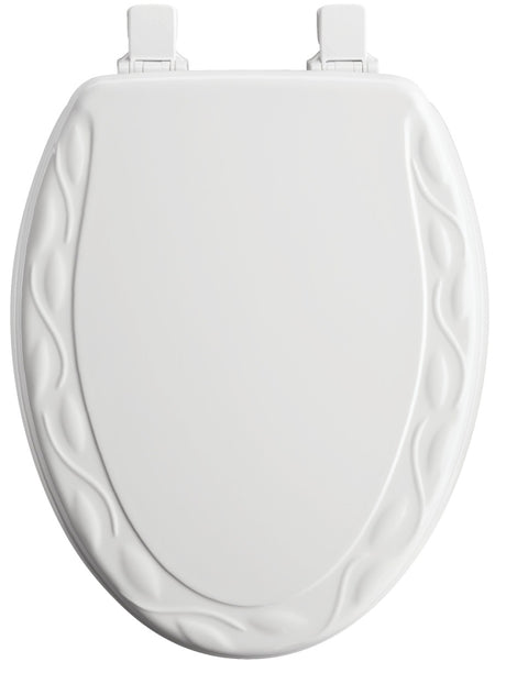 Mayfair 134EC 000 Toilet Seat, Elongated, Wood, White