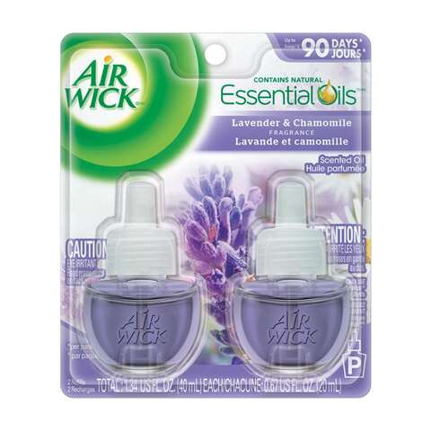 Air Wick Lavender and Chamomile Scent Air Freshener Refill 1.34 oz Liquid 2 pk