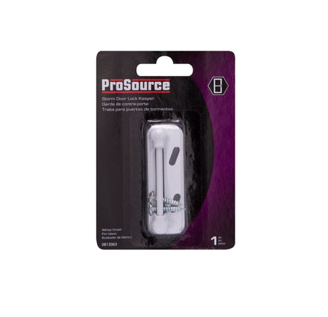 ProSource 41000-UW-PS Storm and Screen Door Strike, 5 in W, Die-Cast Zinc