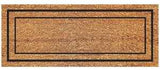 Americo Home Natural CoCo Series 77FLCLB025 Classical Border Door Mat, 60 in L, 24 in W, Rectangular, Natural Pattern
