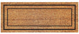 Americo Home Natural CoCo Series 77FLCLB025 Classical Border Door Mat, 60 in L, 24 in W, Rectangular, Natural Pattern