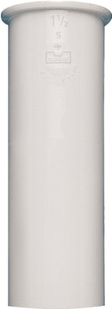 Plumb Pak PP10-4W Sink Tailpiece, 1-1/2 in, 4 in L, PVC, White